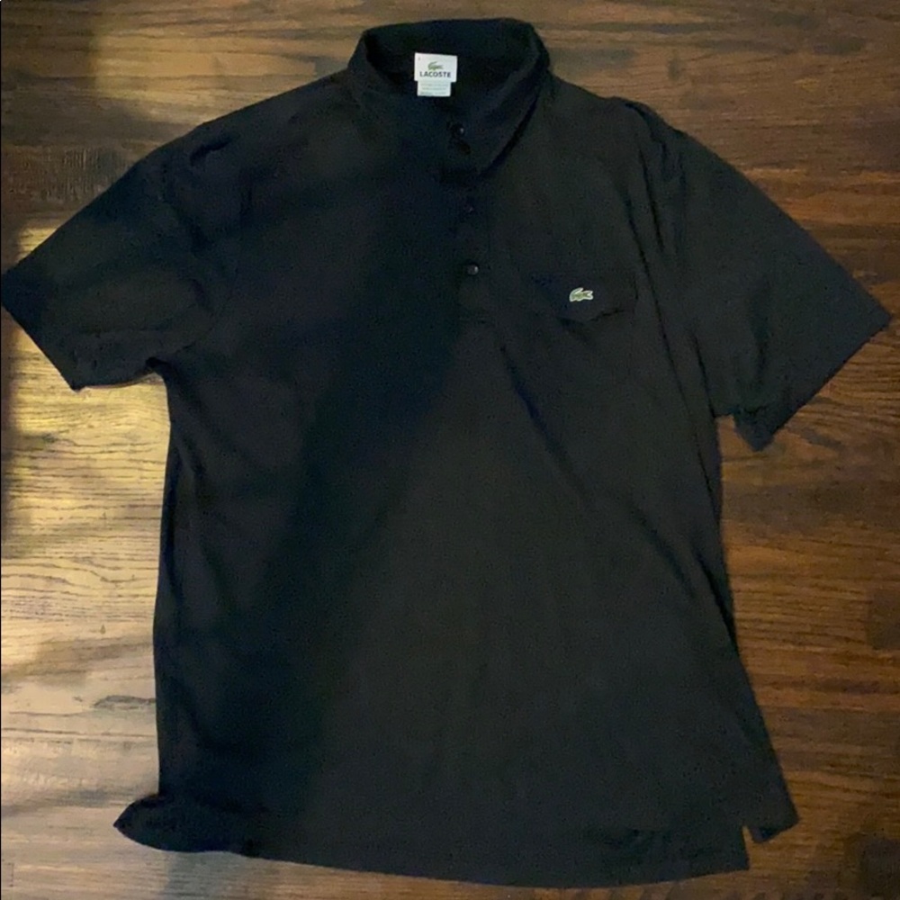 Lacoste Collar Shirt Size 8 (Black)